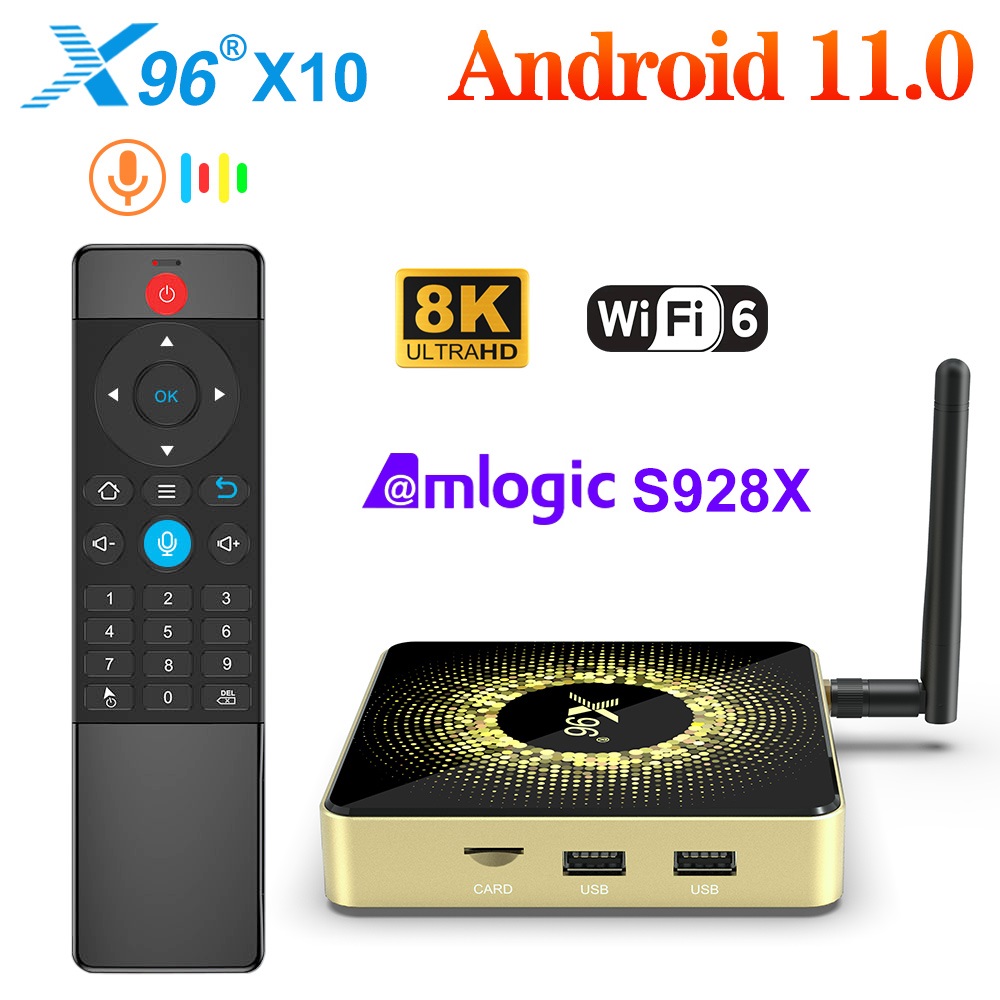 Khadas Vim4 8Gb - X96 X10 TV Box Amlogic S928X-J,