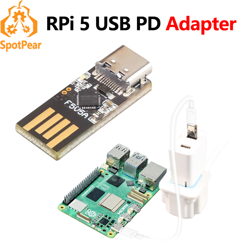 Banana Pi Bpi-M5 - Adaptor Daya Raspberry Pi 5 USB