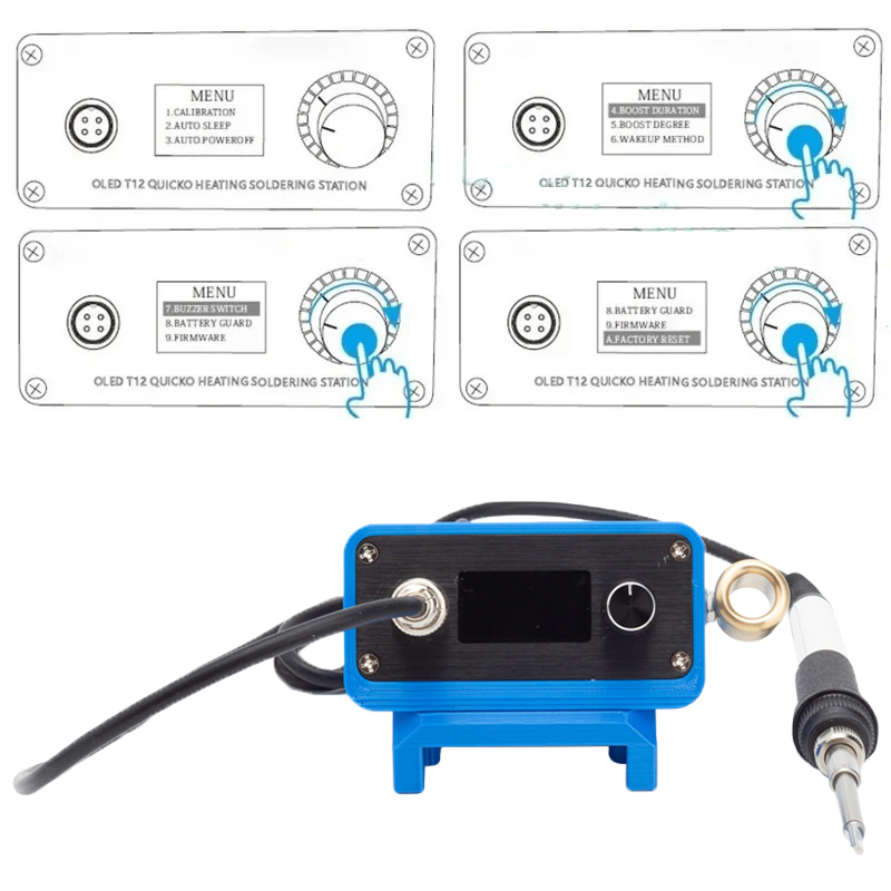 Stasiun solder T12, solder STC - Soldering Station T12 Oled ulasan dan harga