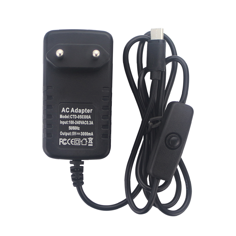 Catu Daya 5V 3A dengan Sakelar - Banana Pi Bpi-M5 ulasan dan harga