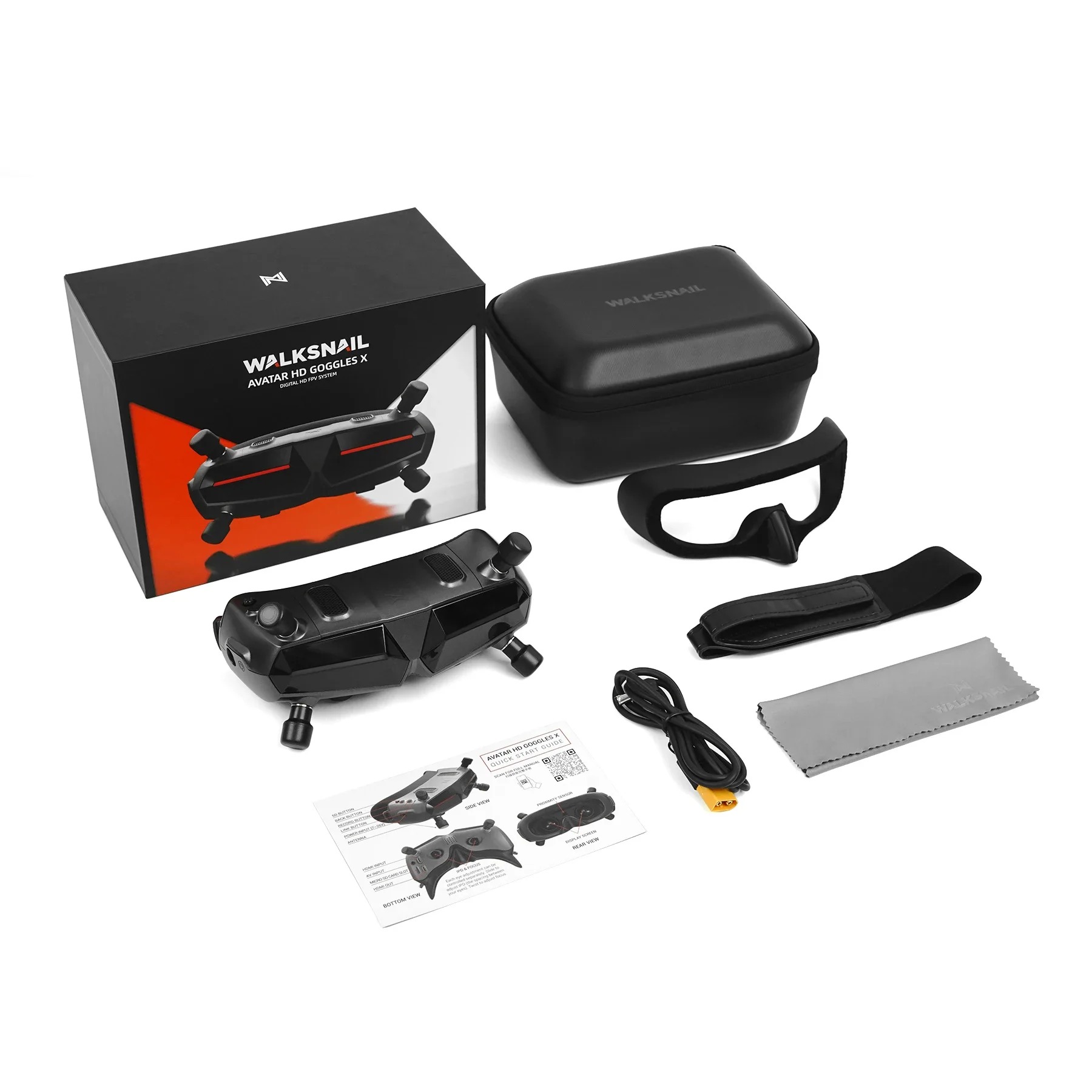 CADDXFPV Walksnail Avatar HD F - Fpv Goggles Avatar Hd Receiver ulasan dan harga
