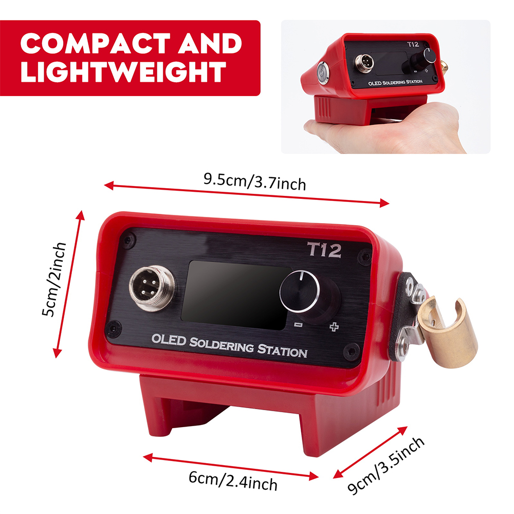Stasiun besi solder T12 OLED S - Soldering Station T12 Oled ulasan dan harga