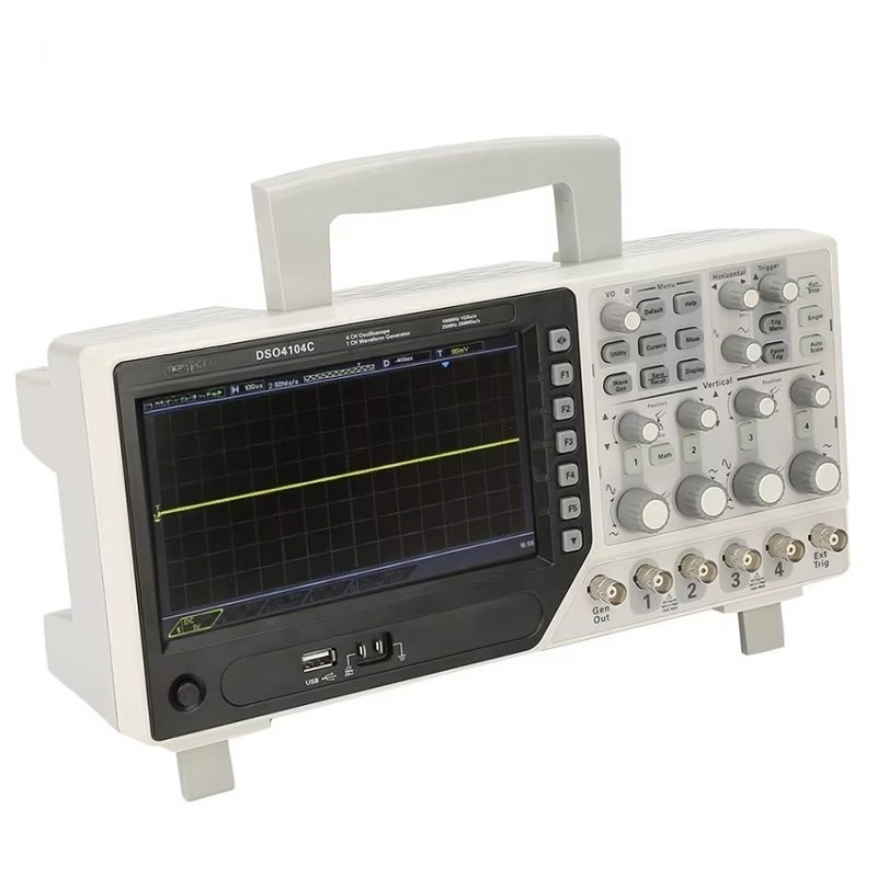 Hantek DSO4104C Osiloskop Peny - Digital Storage Oscilloscope 100Mhz 4Ch ulasan dan harga
