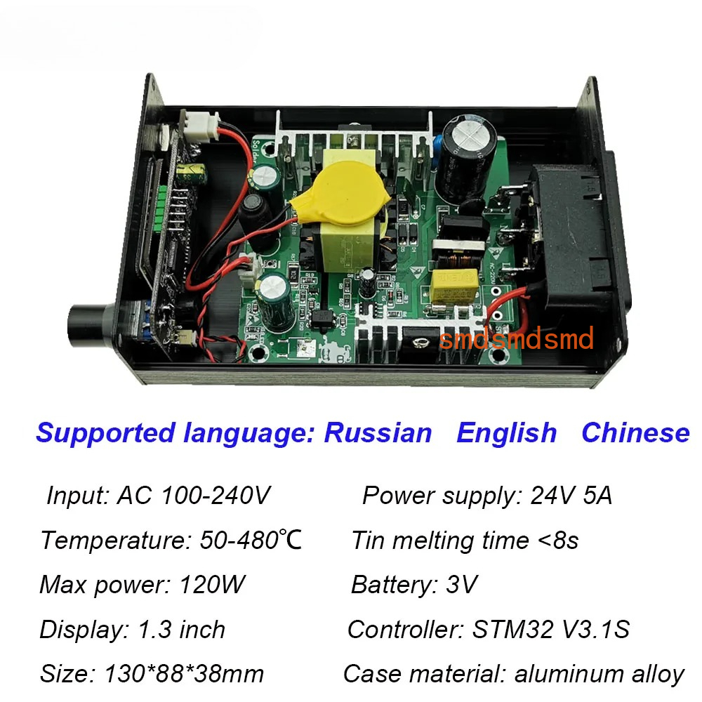 STM32 V3.1S T12 Stasiun Solder - Soldering Station T12 Oled ulasan dan harga