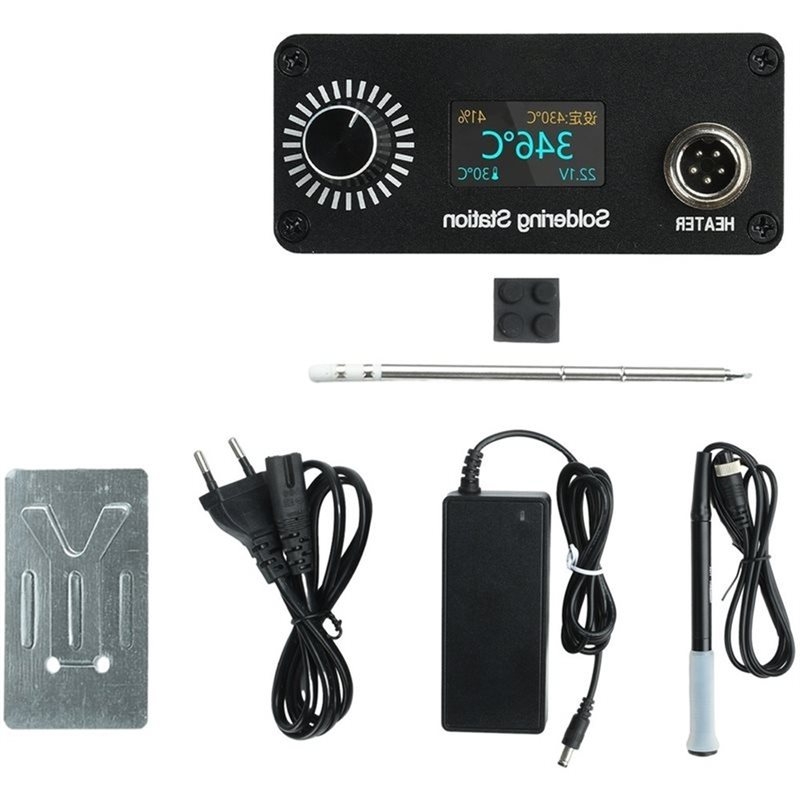B03C-T12 Stasiun Penyolderan D - Soldering Station T12 Oled ulasan dan harga